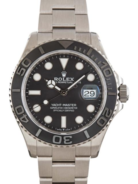 ROLEX Pre-owned Rolex Yacht-Master 42 Ref 226627 Black Dial