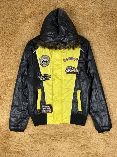 Other Designers Japanese Brand - Vintage Cornflake Many Patches Puffer Jacket J2201