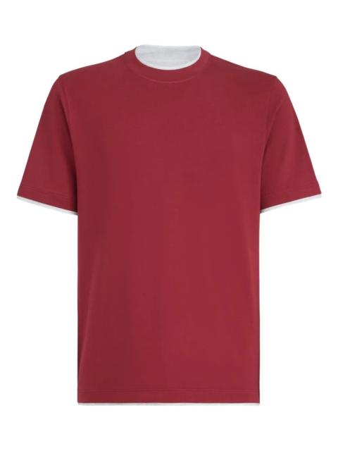 Brunello Cucinelli T-Shirt With Faux-Layering