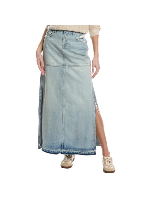 RE/DONE RE/DONE Mid-Rise Split Skirt