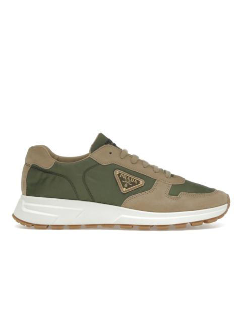 Prada Prada PRAX 01 Sneakers Re-Nylon Brushed Leather Ecru Military