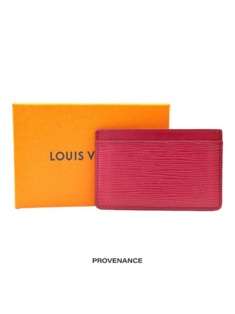 Louis Vuitton Louis Vuitton Card Holder Wallet - Fuchsia Epi Leather