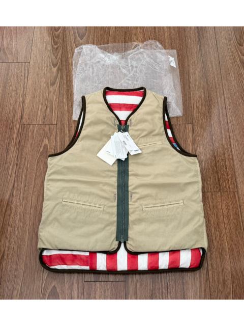 visvim VISVIM C/D CONTRARY DEPT Liner Down Vest — Military Sub-line: National Flag Vest