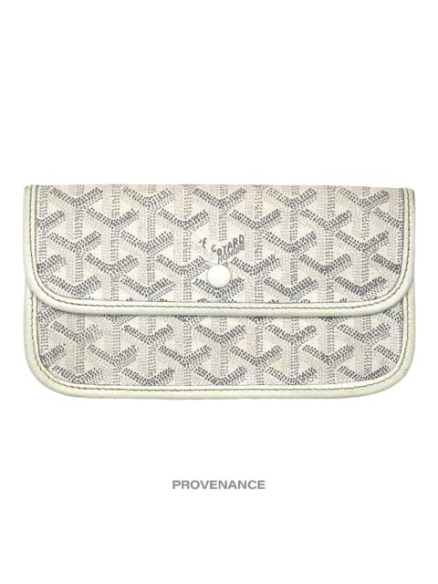 Goyard St. Louis Pouch Wallet - White Goyardine