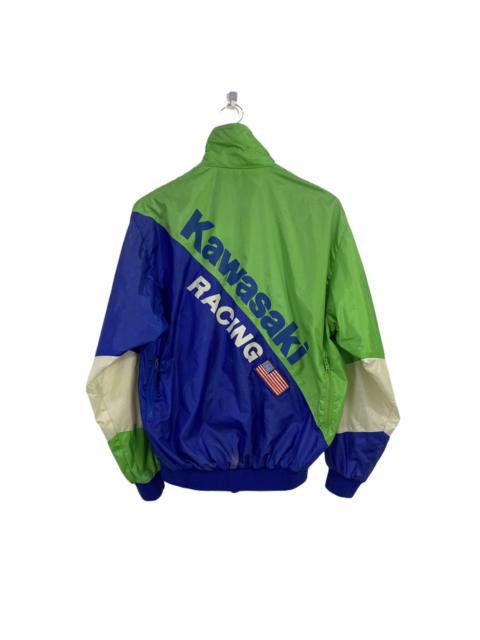 Other Designers Vintage - Vintage Kawasaki Racing American Flag Design Nice Design