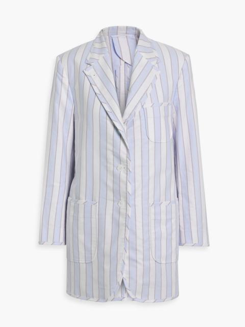 Thom Browne Striped cotton-jacquard blazer