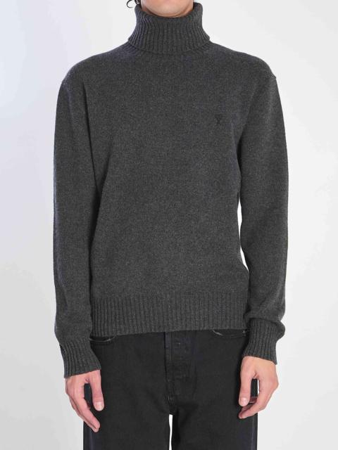 AMI Paris Ami Paris Men Ami De Coeur Turtleneck Sweater