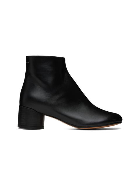 MM6 Maison Margiela Black Anatomic Ankle Boots