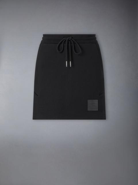 Thom Browne CLASSIC LOOPBACK JERSEY MINI SKIRT