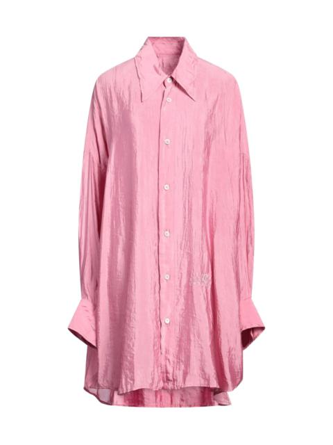 MM6 Maison Margiela Pink Women's Solid Color Shirts & Blouses