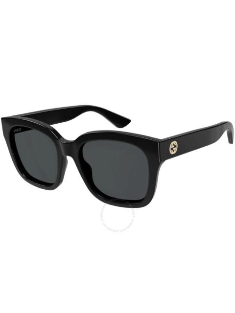 GUCCI Gucci Dark Grey Square Ladies Sunglasses GG1338S 001 54
