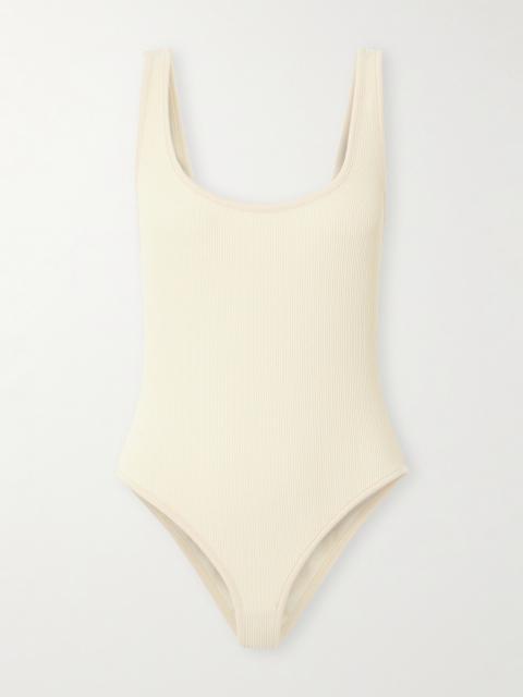 Johanna Ortiz Explorer Recycled-seersucker Swimsuit