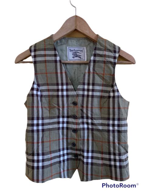 Burberry Burberrys vest checkered nice design