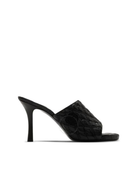 Burberry Burberry Quilted Slip-On Lambskin Mules