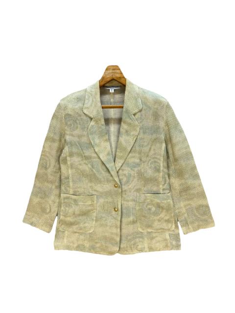 Other Designers LOUIS FERAUD Paris Floral Design Mesh Blazer #A52-1200