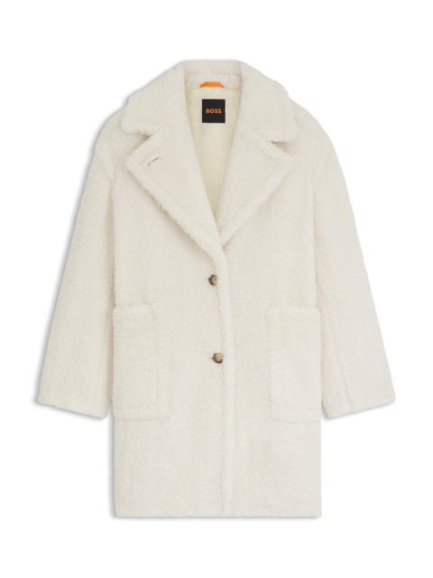 BOSS TEDDY COAT WITH ADJUSTABLE COLLAR
