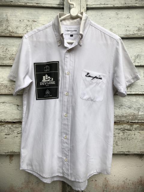 Other Designers Japanese Brand - Deviluse Hell Printed Button Up Short Sleeve