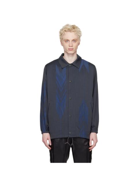 NEEDLES Navy Coach Jacket