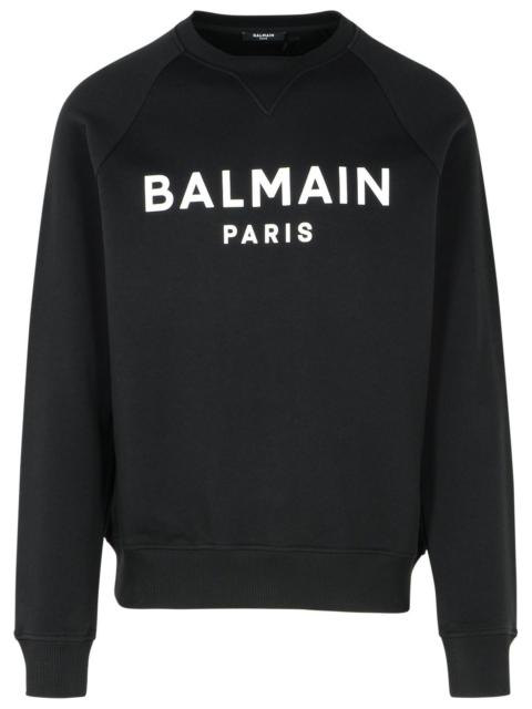 Balmain Balmain Black Cotton Sweatshirt Men