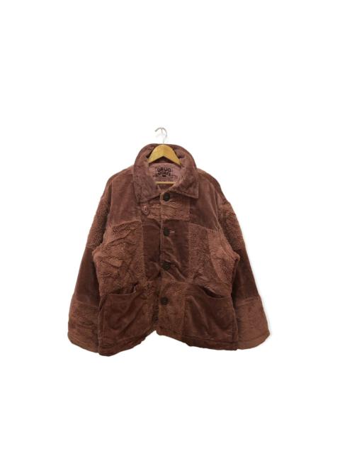 Other Designers Japanese Brand - Drug Stores Jacket Sherpa Deep Pile Button Block