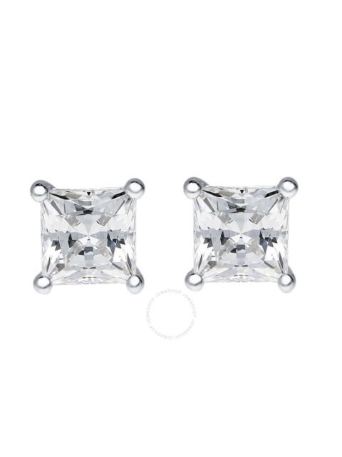 Other Designers Maulijewels - Maulijewels 1/2 Carat Natural Princess Cut Diamond ( H-I / I1-I2 ) Women Stud Earrings In 14K Solid 