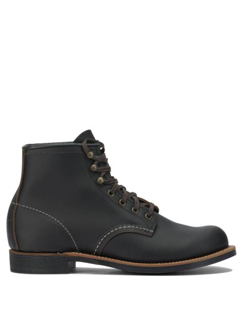 Other Designers Red Wing Shoes - Red Wing Shoes "blacksmith 3345 Black Prairie" Lace-up Ankle Boots