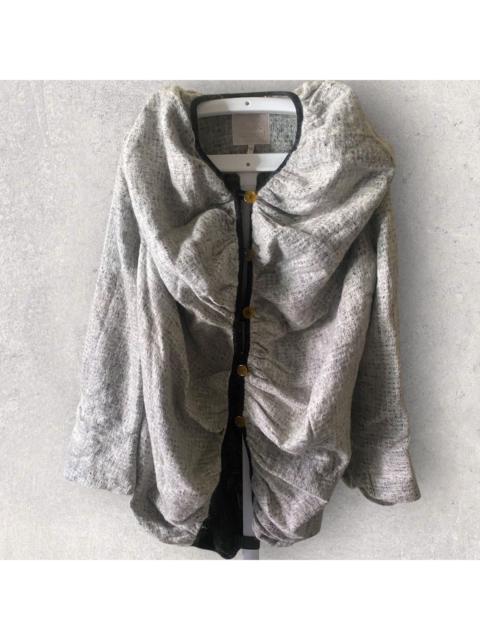 Vivienne Westwood Vintage Gold Label Grey Wool Drunken Jacket
