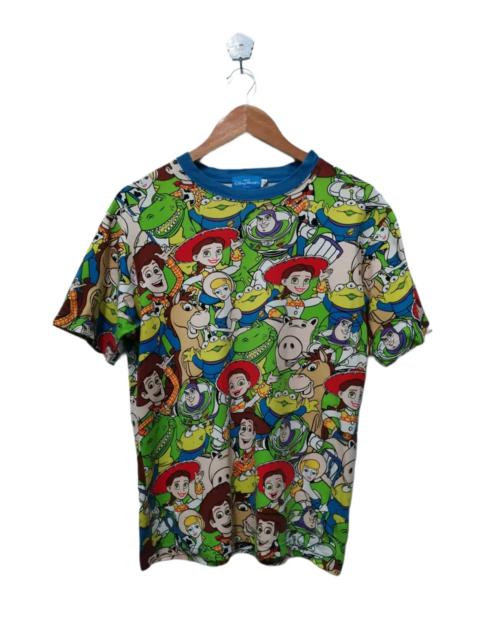 Other Designers Disney - Vintage Toy Story All Over Print Tee Cartoons Movie