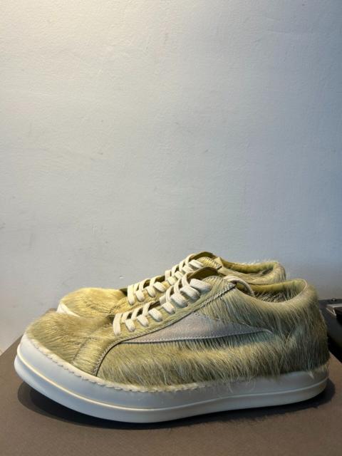 Rick Owens rick owens mainline green horsehair Shoes