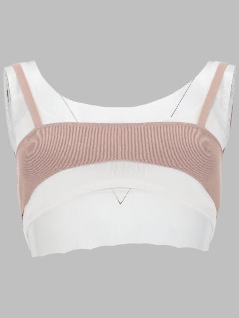 Diesel Diesel Women Top Bra Con Effetto Sovrapposto