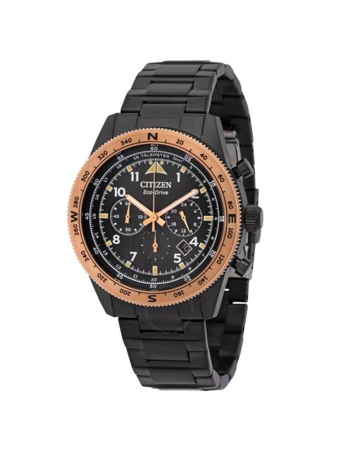 Other Designers Citizen Chronograph Eco-Drive Black Dial Men's Watch CA4556-89E