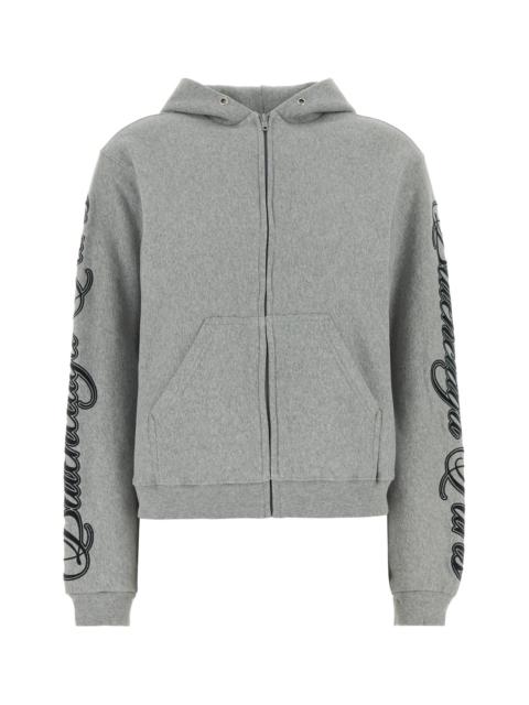 BALENCIAGA Grey cotton sweatshirt