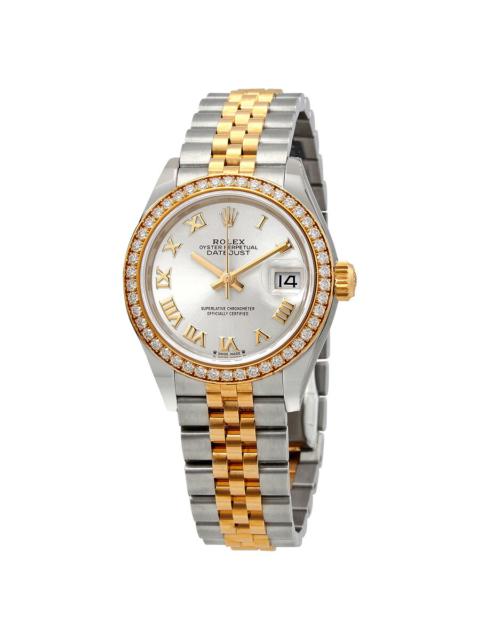 ROLEX Rolex Lady Datejust Sundust Roman Dial Diamond Bezel Automatic Watch 279383SNRJ
