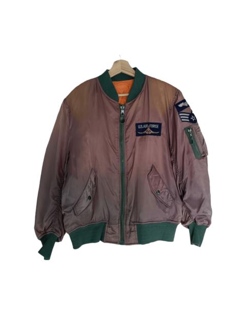 Other Designers Vintage Sun Faded US AIR FORCE Bomber Jacket