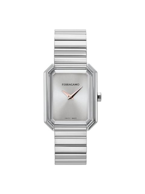 FERRAGAMO Ferragamo Crystal Tank Quartz Ladies Watch SFS800324