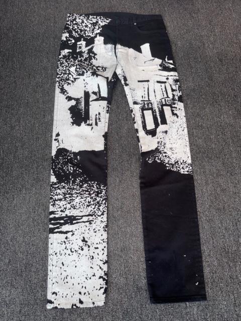 Dior Dior Homme Black Castle Denim Jeans