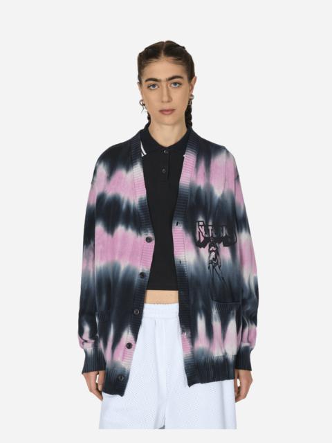 Bad As Mama Tie-Dye Cardigan Black