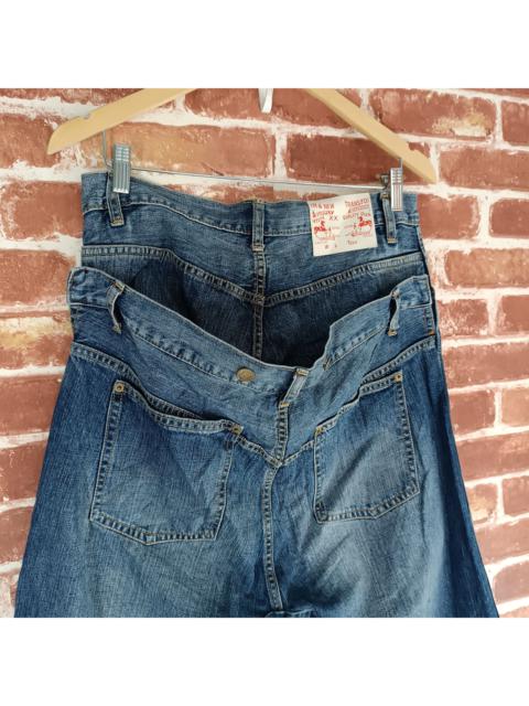 Other Designers Japanese Brand RNA INC Double Waist Drop Crotch denim pants