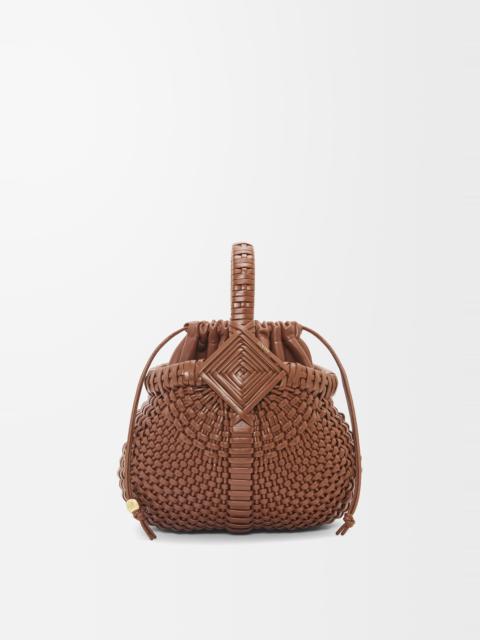 Loewe Mini Diamond Round Basket bag in calfskin