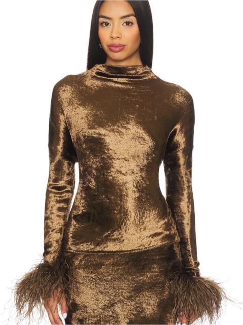 LAPOINTE Velvet Dolman Top