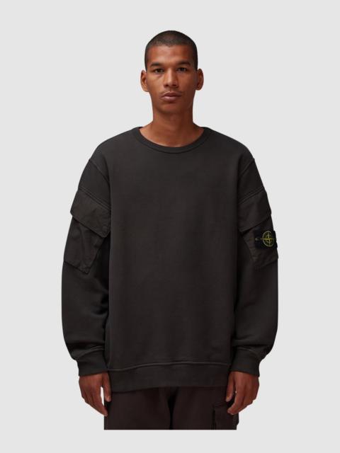 Stone Island Garment dyed pocket sweater