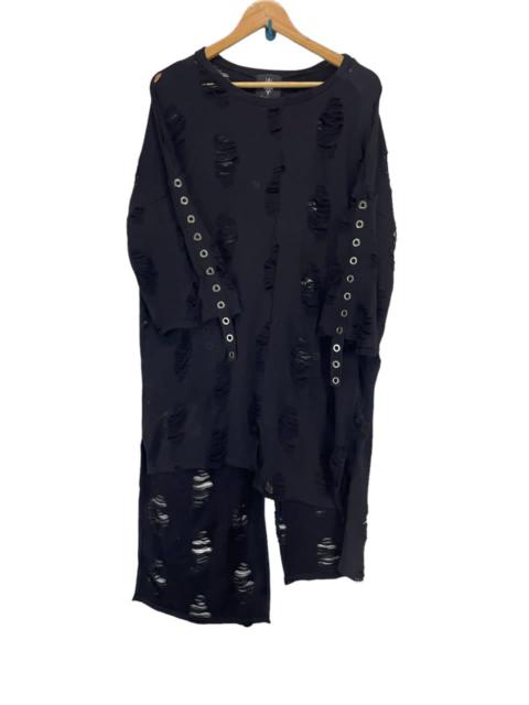 Other Designers Japanese Brand - Japanese Street Fashion Drug Honey Distress Blouses