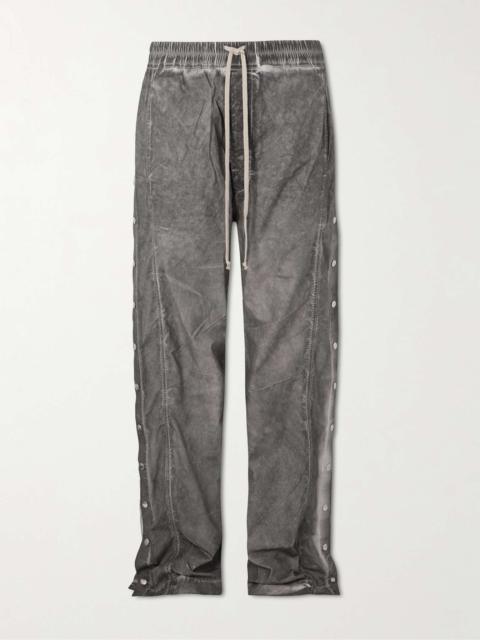 Pusher Wide-Leg Cotton-Poplin Drawstring Trousers