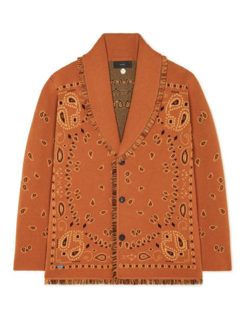 Alanui Bandana Jacquard Cardigan