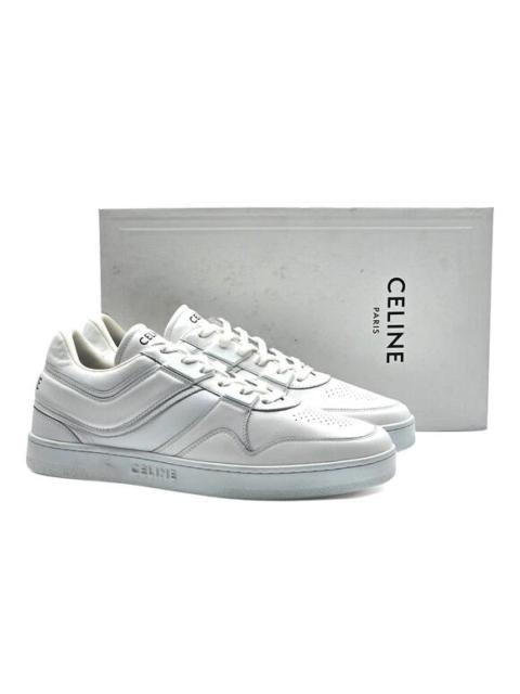 CELINE Celine Trainer Low Top Leather Sneakers in White size 44 $850