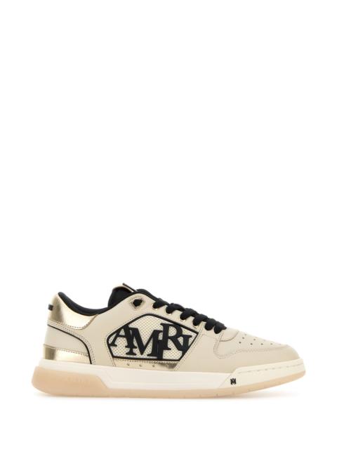 AMIRI Beige leather Classic Low sneakers