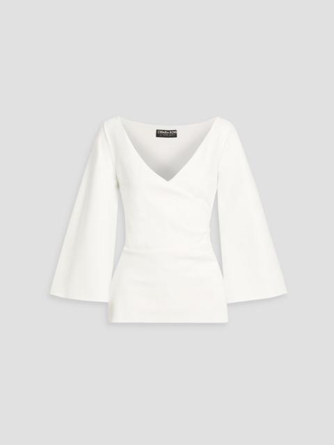 Other Designers Mason wrap-effect stretch-jersey top