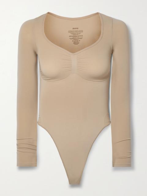 SKIMS Seamless Sculpt Long Sleeve Thong Bodysuit