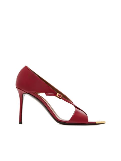 Giuseppe Zanotti 90mm Intriigo Croisée Crystal sandals