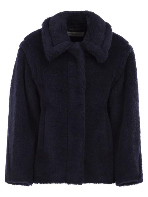 Max Mara Maxmara Women Mxmfuggito - Cropped Coat In Alpaca, Wool And Silk Teddy Fabric